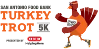 San Antonio Food Bank Turkey Trot 5k Logo