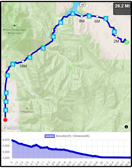 create 5k race map