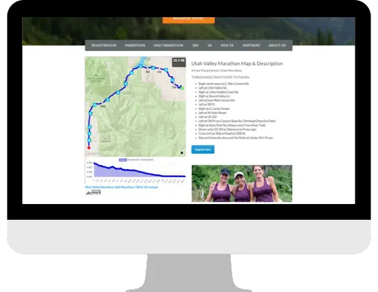 Race Elevation Add Race Map to Website