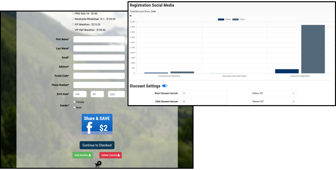 use social media to increase registration